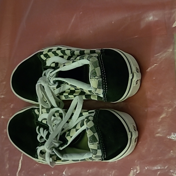 VANS Men's Checkerboard Off The Wall Sneakers - Picture 7 of 7